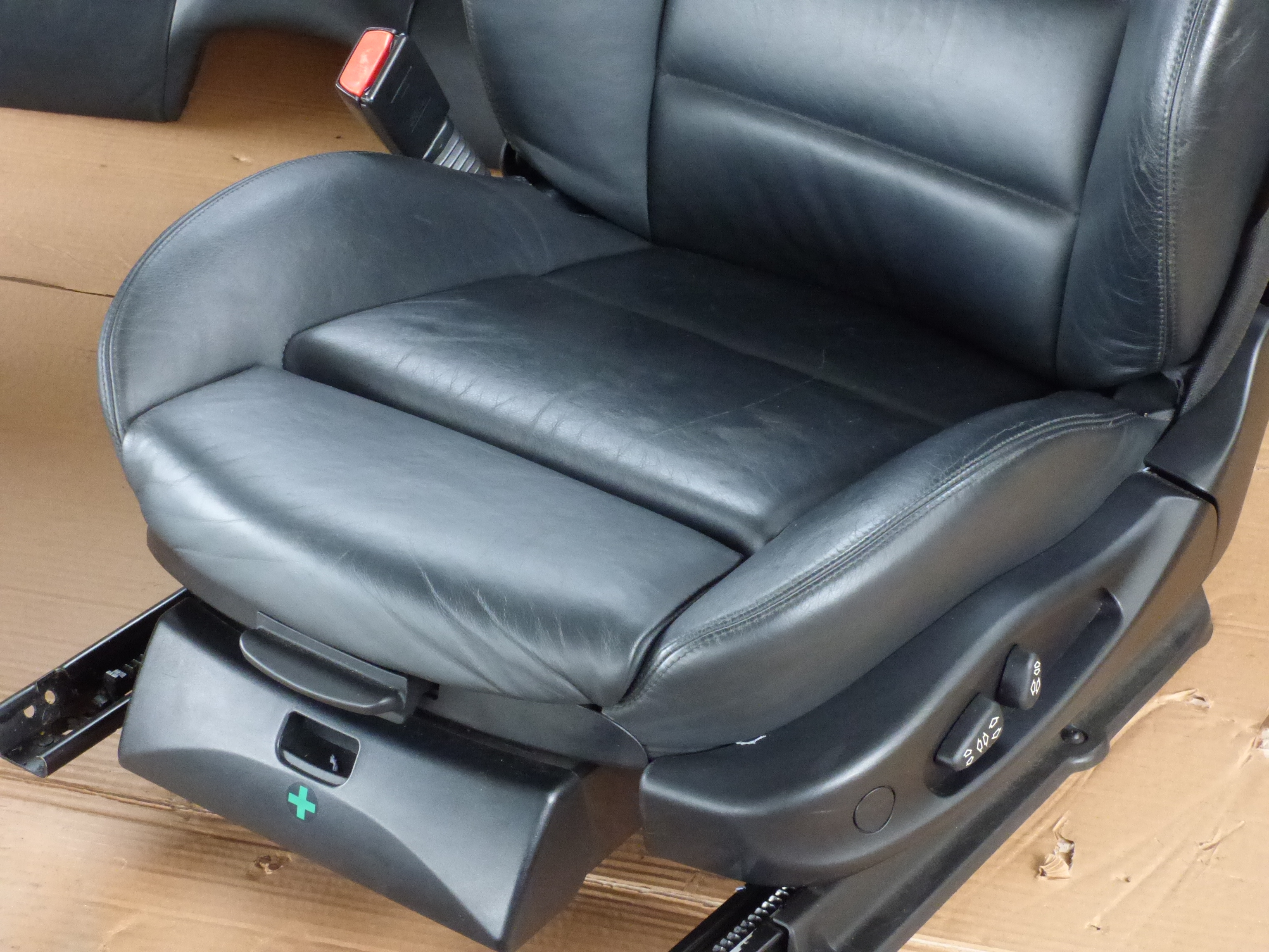 BMW 3er Cabrio M3 E46 Sitze Rückbank Ledersitze schwarz ...